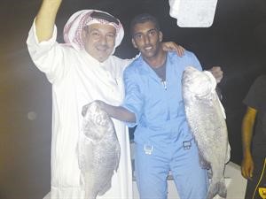 العازمي مع الفنان احمد السلمان