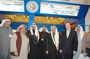 الهارون والعبدالله في جناح الكويتية
﻿