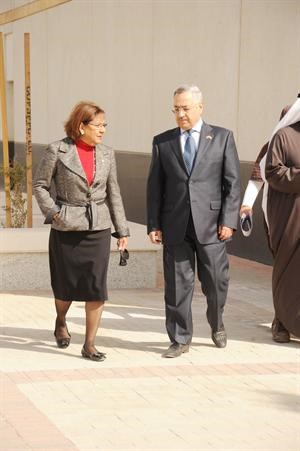 دموضي الحمود ودعبدالرزاق النفيسي خلال الجولة