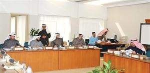 جانب من اجتماع اللجنة الاسكانية بحضور الشيخ احمد الفهد﻿﻿متين غوزال﻿