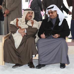 سمو رئيس الوزراء الشيخ ناصر المحمد والشيخ جابر المبارك﻿