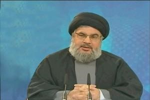 امين عام حزب الله السيد حسن نصرالله مخاطبا الجماهير في الذكرى السنوية للقادة الشهداء امس﻿