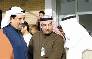 الاستاذ فواز خالد المرزوق خلال حضوره للبطولة