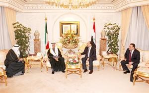 نوري المالكي خلال لقائه صالح الفضالة
