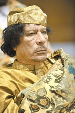 معمر القذافي﻿