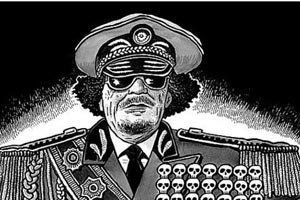 رسامو الكاريكاتير في الصحف الإسرائيلية يقودون حملة سخرية جديدة من القذافي