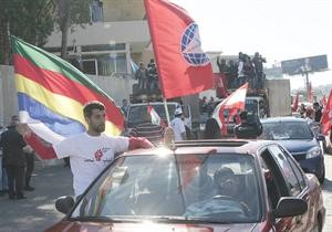 لبنانيون دروز واشتراكيون شاركوا في الحشد﻿
