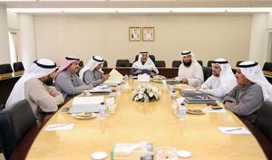 رئيس مجلس الامة جاسم الخرافي خلال اجتماع مكتب المجلس﻿