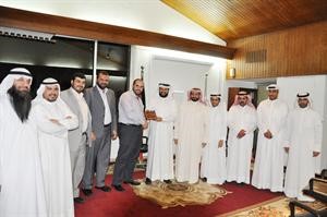 مهندسو القدس يكرمون محسام الخرافي وجمعية المهندسين﻿