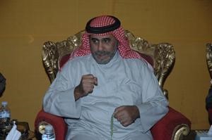 الشيخ احمد صباح السالم متحدثا في مخيم محمد بن بصيص
﻿