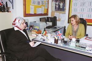 شانتال الغربللي متحدثة للزميلة رندى مرعي﻿