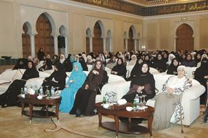 شروق الصانع في مقدمة الحضور