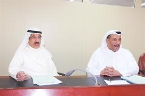 عادل البدر خلال الجمعية العمومية قاسم باشا
