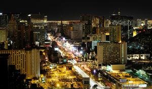 لاس فيغاس اشهر مدن اميركا اظلمت لمدة ساعة
