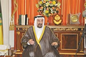 سمو الشيخ سالم العلي مخاطبا ابناءه ضباط الحرس الوطني الجدد﻿