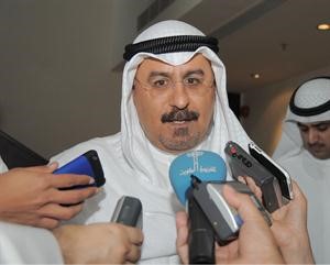 الشيخ د محمد الصباح متحدثا في المؤتمر الصحافي امس