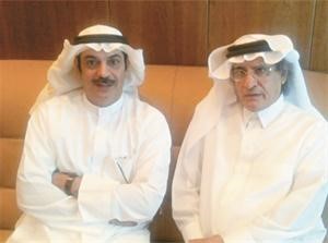 عثمان العمير مع سعود السبيعي ﻿