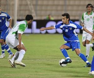 الازرق في مواجهة سابقة مع العراق في خليجي 19 هاني الشمري
