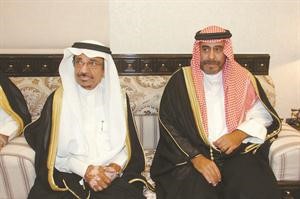 الشيخ احمد صباح السالم وهادي الحويلة ﻿