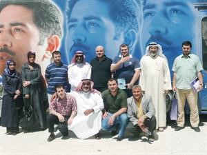 الوفد الاذربيجاني يتوسط اعضاء اللجنة
