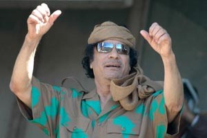 القذافي: ليبيا لم تشهد مظاهرات ولا احتجاجات مطلقاً!