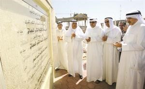 مجاسم البدر مفتتحا المشروع بحضور قيادات الهيئة العامة للزراعة

