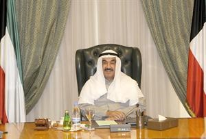 سمو الشيخ ناصر المحمد مترئسا اجتماع مجلس الوزراء 