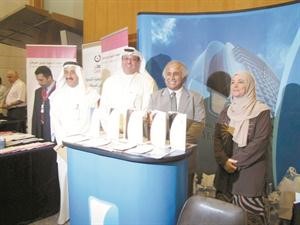 جانب من جناح السيف في معرض كلية العلوم الاجتماعية﻿