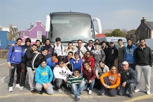 الطلبة المشاركون في الرحلة﻿