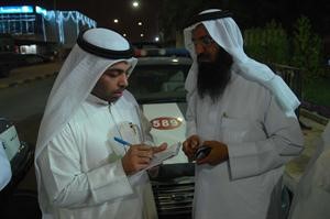 مسعد المطيري خال القتيل متحدثا للزميل هاني الظفيري	محمد ماهر﻿