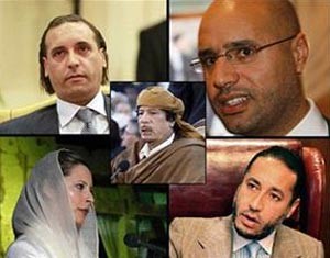 أبناء القذافي يقترحون تنحي «العقيد» لصالح سيف الإسلام.. والثوار يرفضون