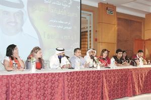 جانب من المؤتمر الصحافي 	قاسم باشا﻿