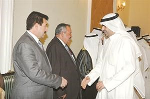 النائب خالد الطاحوس حضر حفل الاستقبال
