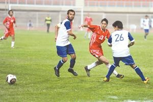 الاثارة والقوة عنوان مباريات الجهراء في دوري الرديف﻿