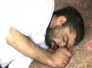 صورة بثها التلفزيون التونسي لاشرف بعد العثور عليه على الحدود