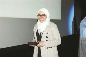 مروة معرفي والمركز الثالث كافضل مونتاج وصوت عن فيلم تويست﻿