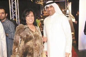 ام سوزان مع الزميل مفرح الشمري انور الكندري
