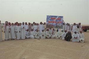 جانب من اعتصام مربي الابل لتحقيق مطالبهم	 سعود سالم﻿