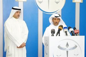 ناصر الهيفي متحدثا في المؤتمر الصحافي	 محمد ماهر﻿