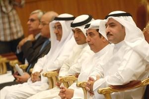 حمد المرزوق ومحمد العمر في مقدمة الحضور محمد ماهر
