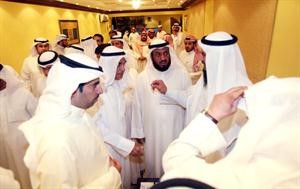 جانب من الحضور بديوان الطبطبائي مساء امس الاول﻿