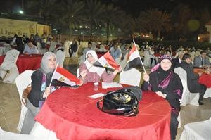 عدد من ابناء الجالية المصرية﻿
