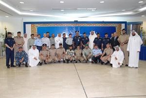 المشاركون في دورة ادارة الازمات والكوارث الثانية ﻿