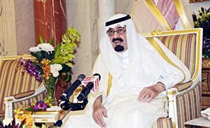 خادم الحرمين الشريفين الملك عبدالله بن عبدالعزيز متحدثا لضيوف مهرجان الجنادرية	 واس﻿