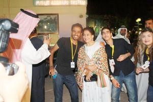 الشيخة شيخة العبدالله مشاركة في الاحتفال
