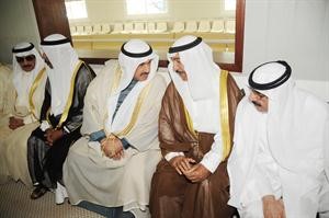 سمو رئيس مجلس الوزراء الشيخ ناصر المحمد والشيخ جابر العبدالله ومصطفى بودي