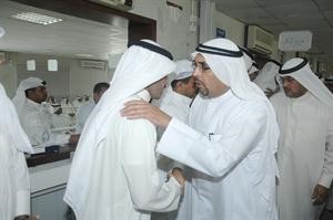 عبدالرحمن العنجري معزيا بوفاة الفقيد