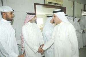 صالح الفضالة يقدم تعازيه