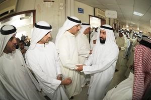 دعلي العمير معزيا ال الخرافي