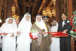 دمحمد البصيري خلال افتتاح المعرض	كرم ذياب﻿